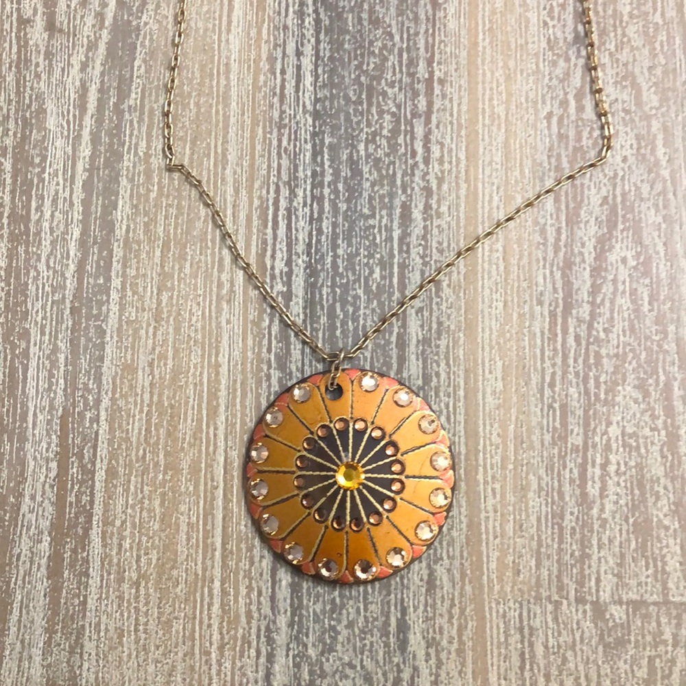 Tarina Tarantino gold pendant necklace